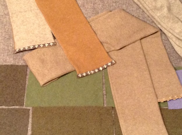 From recycled cashmere sweaters